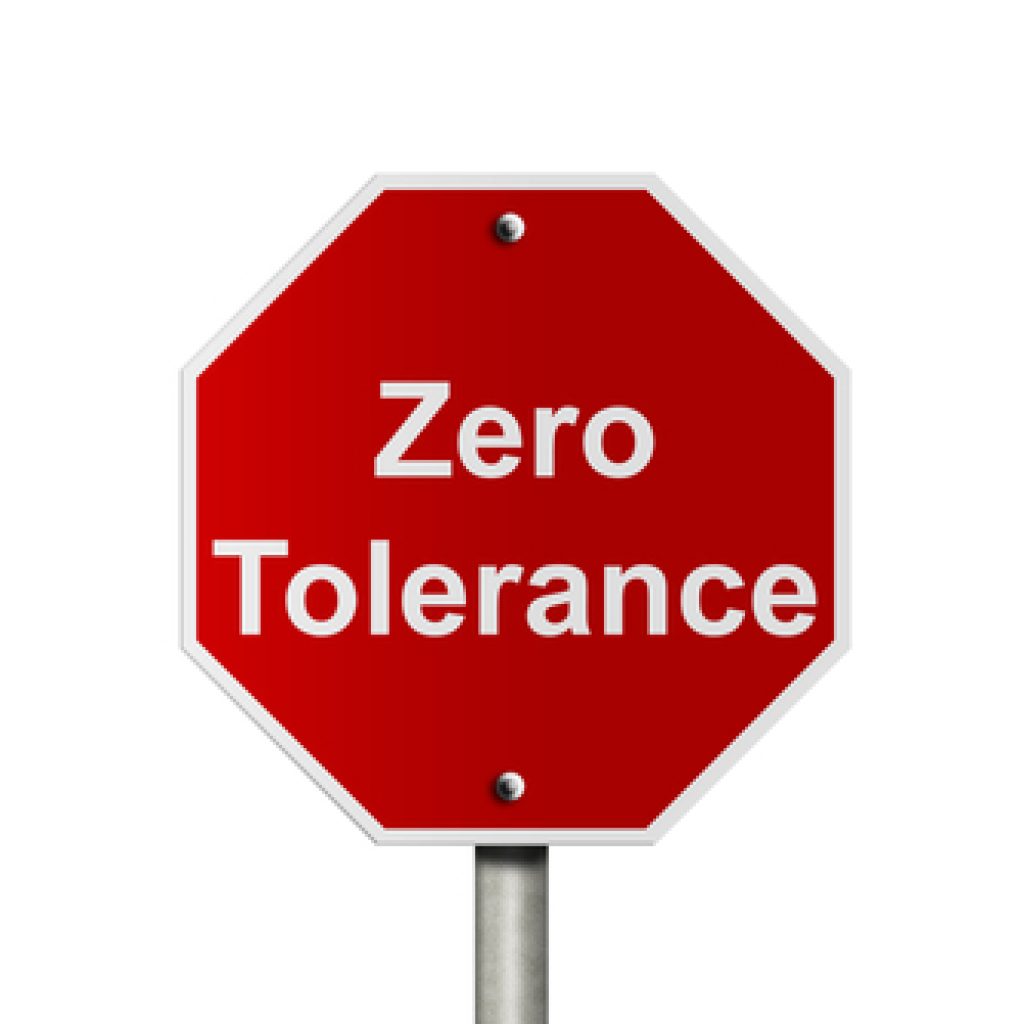 Zero Tolerance